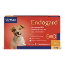 Vermífugo endogard 10 kg c/ 2 comprimidos - Virbac
