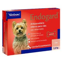 Vermífugo Endogard Cães até 2,5kg- 6 comprimidos - Virbac
