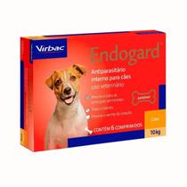 Vermífugo Endogard Eficaz Tratamento Contra Giárdia Para Cães Até 10kg C/ 6 Comp Virbac