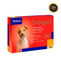 Vermifugo Endogard Para Caes 10kg Caixa c/ 2 Comprimidos - Virbac