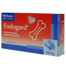 Vermifugo endogard para caes 30kg (6 comprimidos) - virbac
