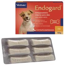 Vermífugo Endogard Para Cães Até 10kg Com 6 Comp - Virbac