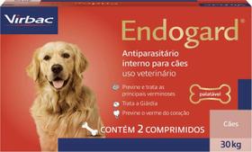 Vermífugo Endogard para Cães até 30 kg 2 Comprimidos
