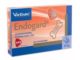 Vermífugo Endogard Para Cães da Virbac 30 Kg - 6 Comprimidos