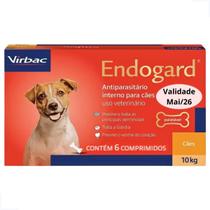 Vermífugo Endogard para Cães de 10kg - 6 comprimidos Virbac