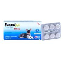 Vermífugo Fenzol Pet 500 mg 6 comprimidos - agener