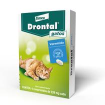 Vermífugo Gatos com 4 Comp. até 4kg