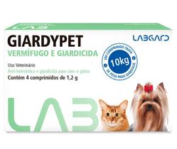 Vermífugo Giardypet Labgard 4 comprimidos