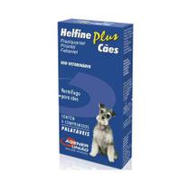 Vermífugo Helfine Plus Cães Agener Com 4 Comprimidos - Agener Uniao