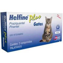 Vermífugo Helfine Plus Gatos 2 Comprimidos - Agener União