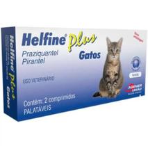 Vermífugo Helfine Plus Gatos 2 Comprimidos