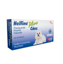 Vermífugo Helfine Plus para Cães - 4 Comprimidos