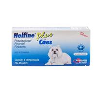 Vermífugo Helfine Plus para Cães - 4 Comprimidos - Eficácia e Segurança - Agener
