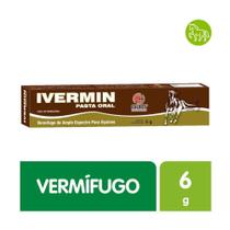 Vermífugo Ivermin Pasta Calbos para Equinos 6 g - Calbos - Saúde Animal