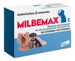 Vermífugo Milbemax C P/ Cães Até 5kg - 2 Comprimidos - ELANCO