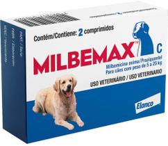 Vermífugo Milbemax C para Cães até 25kg - Elanco