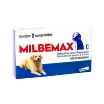 Vermífugo Milbemax Cães 5 - 25kgs C/ 2 Comprimidos Elanco