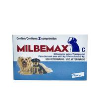 Vermífugo Milbemax Cães até 5kg 2 Elanco Comprimidos