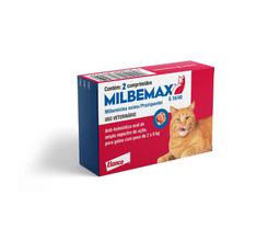 Vermífugo Milbemax Gatos de 2 A 8kg C/2 Comprimidos - Elanco