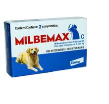 Vermifugo Milbemax Para Caes De 5kg A 25kg Com 2 Comprimidos - ELANCO