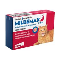 Vermífugo Milbemax para Gatos 16/40mg (2 A 8KG) - ELANCO