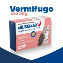 Vermifugo Milbemax para Gatos ate 2kg Filhotes Elanco