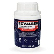 Vermífugo Oral Bovalben Albendazole 10% Gado Caprino Ovino Bovino Rebanho - VilaVet