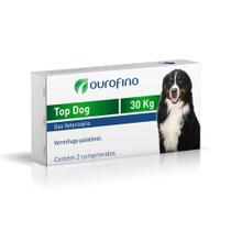 Vermífugo Ourofino Top Dog Para Cães 30kg Vermífugo Ourofino Top Dog Para Cães 30kg