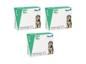 Vermifugo P/ Cães 10kg Vermicanis Plus 800mg World 12 Comp