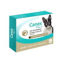 Vermifugo para Cães Canex Plus 3 10kg (4 comprimidos) - Ceva