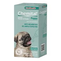 Vermífugo Para Cães Chemital Puppy 20ml - Chemitec Vermífugo Para Cães Chemital Puppy 20ml - Chemitec