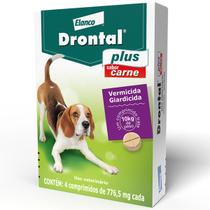 Vermifugo Para Cães Drontal Plus 10KG Vermifugo Para Cães Drontal Plus 10KG
