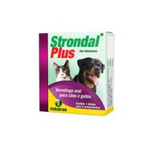 Vermífugo para Cães e Gatos Strondal Plus - INDUBRAS