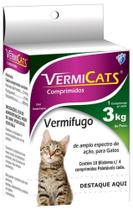 Vermífugo para Gatos 600 mg com 4 Comprimidos com 10 - Comprenet