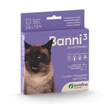 Vermífugo Para Gatos Banni 3 Ouro Fino 90ml