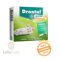 Vermífugo para Gatos Drontal Spot On 0,35ml 0,5kg à 2,5kg