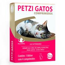 Vermífugo Petzi Gatos - 4 comprimidos - CEVA
