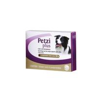Vermífugo Petzi Plus Cães 10kg Caixa Com 4 Comprimidos Ceva