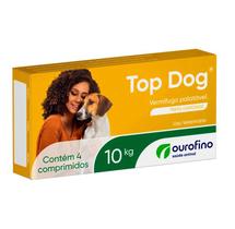Vermífugo Top Dog 10kg c/ 4 Comprimidos Ourofino