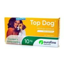 Vermífugo Top Dog 10kg Proteção Eficiente 4 Comprimidos