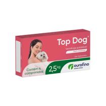 Vermífugo Top Dog 2,5 Kg 4 Comp Pra Verme Cachorros Cães