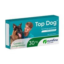 Vermífugo Top Dog para Cães 30 kg 2 Comprimidos