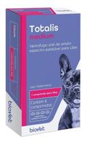 Vermífugo Totalis Medium P/ Cães 660mg 4 Comprimidos -biovet