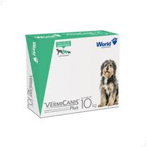 Vermífugo VermiCanis Plus 800mg 4 Comprimidos Cães 10kg Medida:10kg Vermífugo VermiCanis Plus 800mg 4 Comprimidos Cães 10kg Medida:10kg