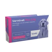 Vermífugo Vermivet Plus - Biovet 2g Com 2 Comprimidos
