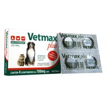 Vermífugo Vetmax Plus com 4 Comprimidos