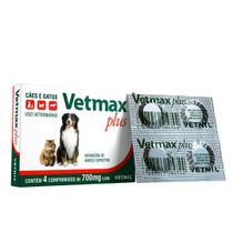 Vermífugo Vetmax Plus Comprimido 700 mg - Vetnil