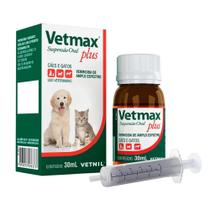 Vermífugo Vetmax Plus Suspensão em 30ml