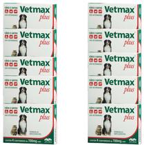 Vermífugo Vetmax Plus Vetnil Antiparasitario ( 13 Cx C/ 4 Comprimido Cada )