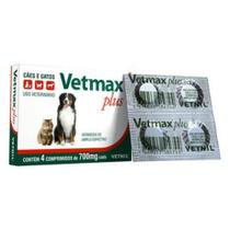 Vermífugo Vetnil Vetmax Plus 700 mg 4 Comprimidos Vermífugo Vetnil Vetmax Plus 700 mg 4 Comprimidos